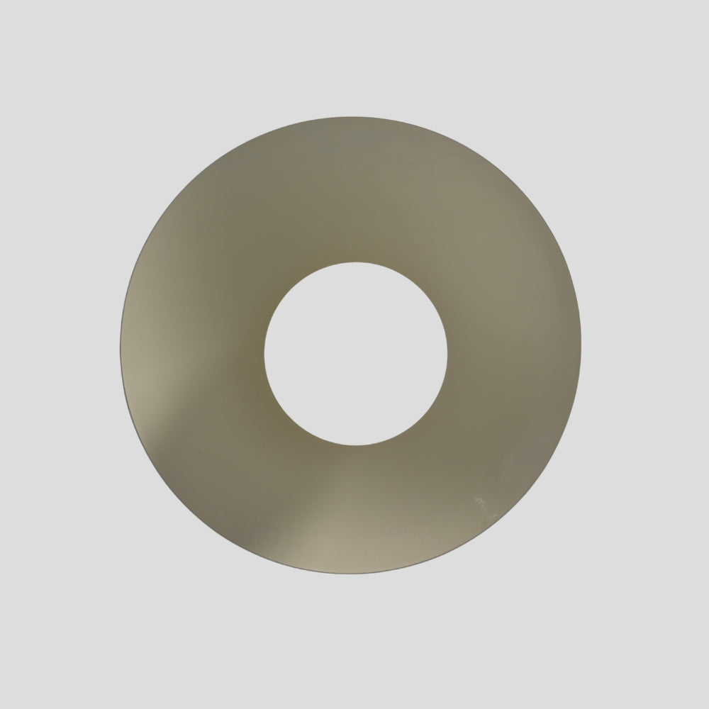 Brass Dome Flush Mount - Glass Globe Cream Shade