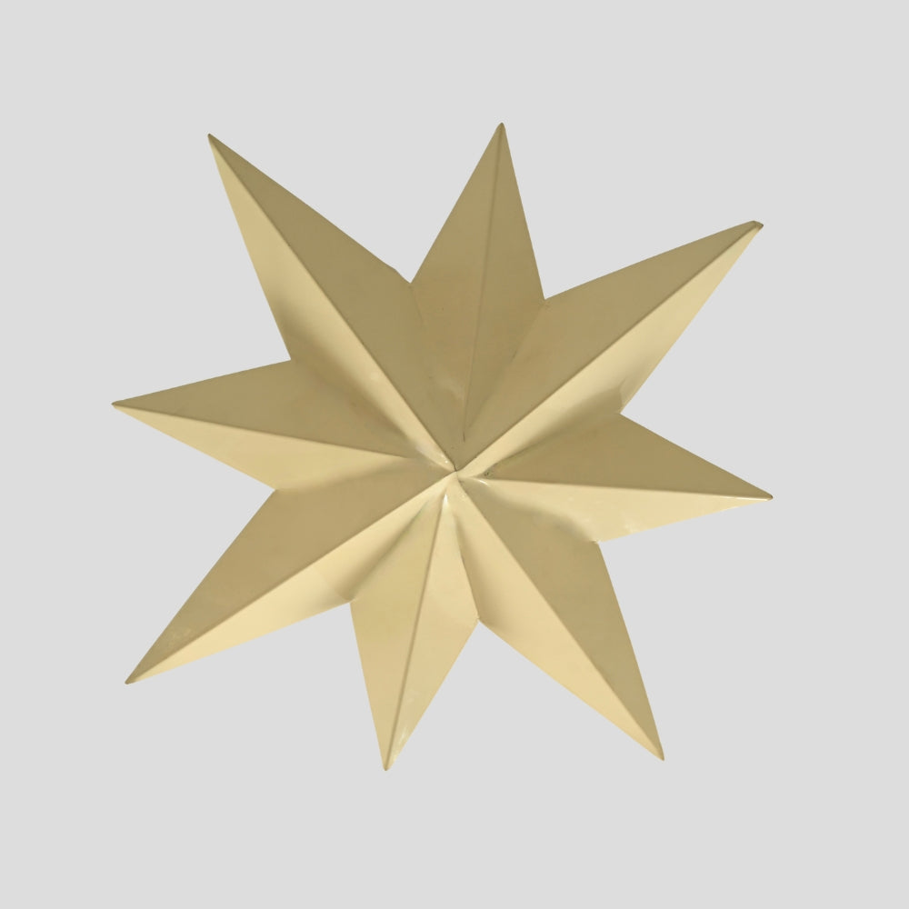 Cream Star Shade - Flush Mount Ceiling Light