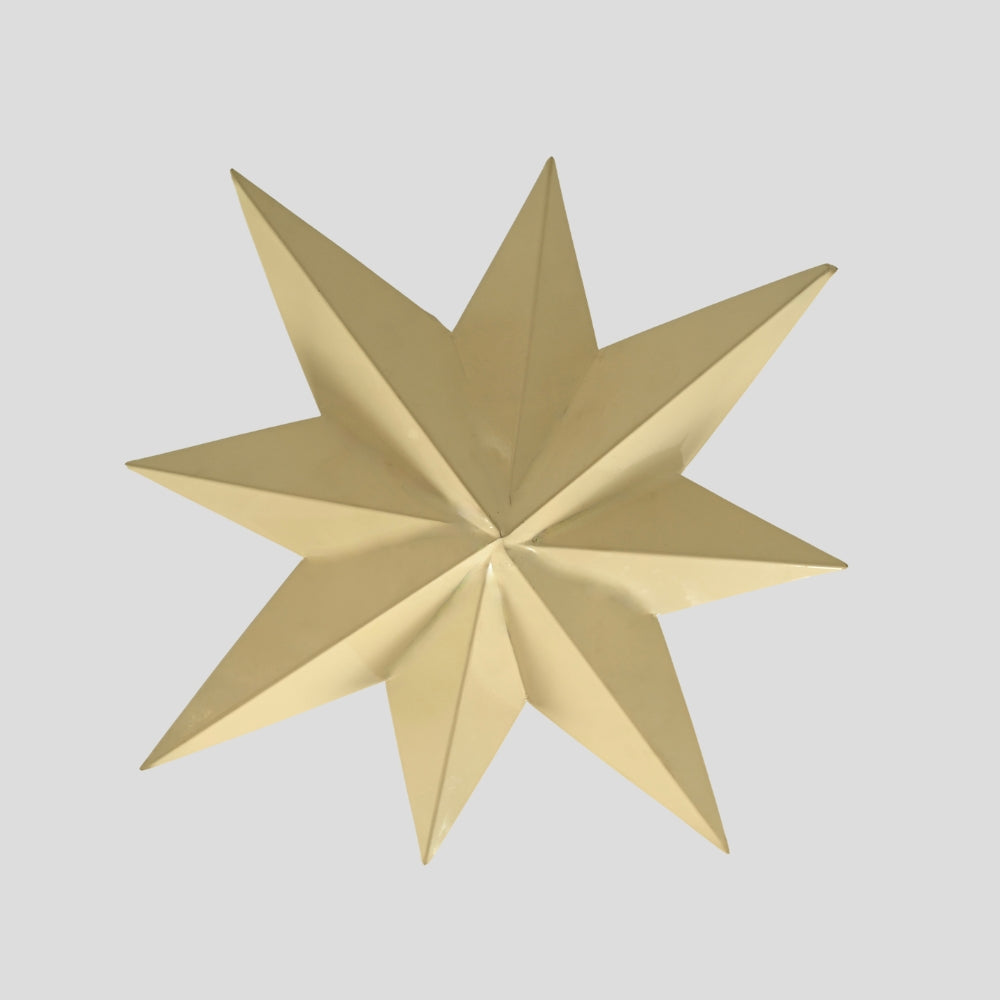 Cream Star Shade - Pendant Light Brass Chandelier